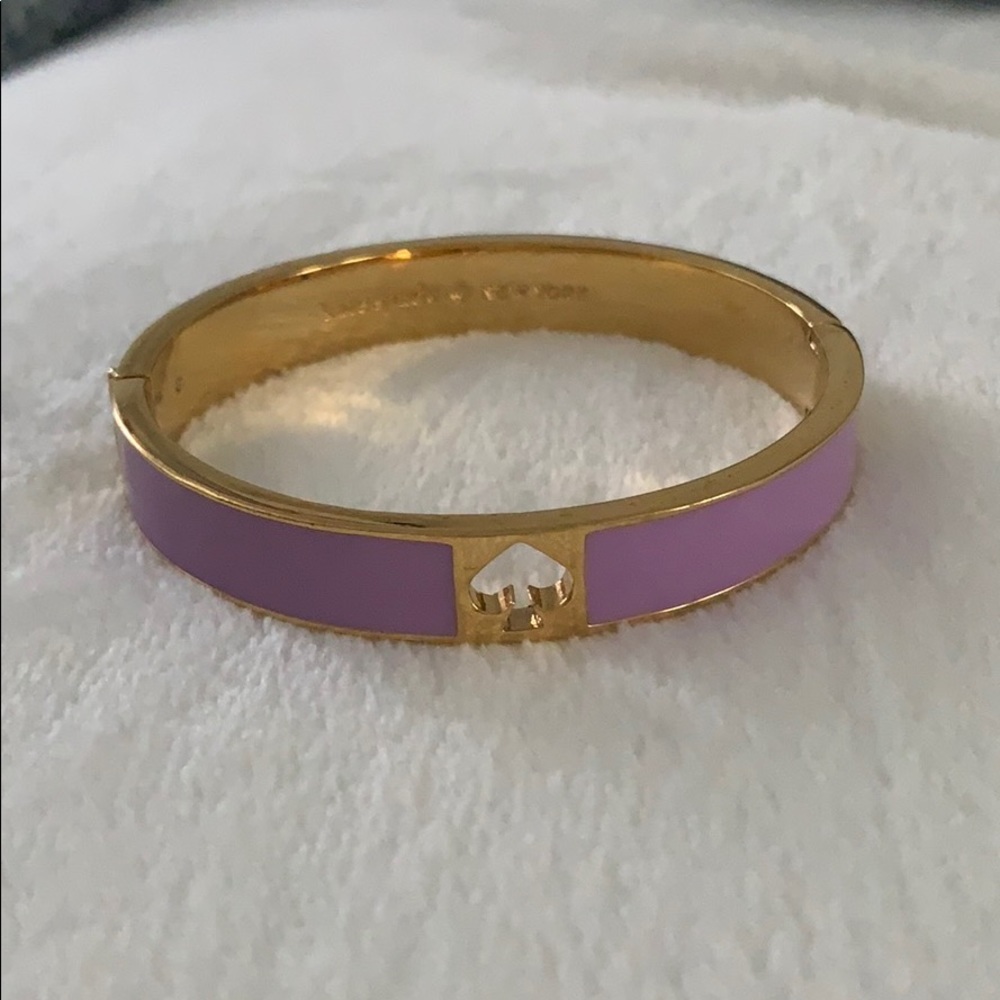 Kate Spade Purple Enamel Bangle
